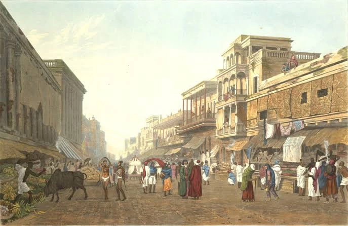 18th century Indian market