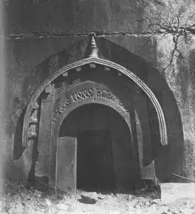 Nagajuni Group Caves built by Ashoka showcasing Mauryan architecture.