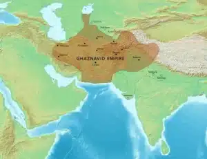 Map of the Ghaznavid Empire at its peak