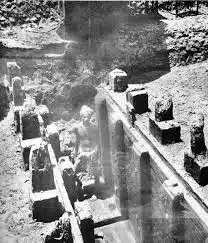 Ruins of Chandragupta Maurya's palace discovered in Bihar's Kumhar excavation site.