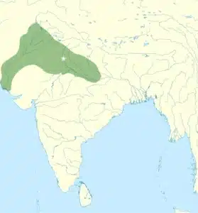 जलालुद्दीन खिलजी के शासन की शुरुआत (1290) के समय दिल्ली सल्तनत का विस्तार।