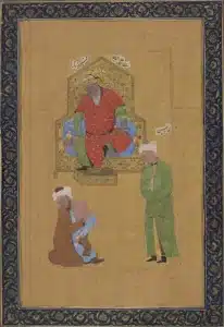 जलालुद्दीन खिलजी का चित्र, दिल्ली सल्तनत के सुलतान के रूप में।