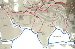कनिष्क काल में सिल्क रूट और अंतर्राष्ट्रीय व्यापार मार्ग