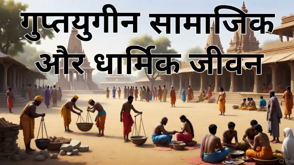 गुप्तकालीन सामाजिक एवं धार्मिक जीवन में नगर, व्यापार और धार्मिक सहअस्तित्व