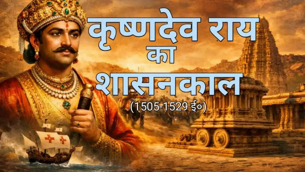 कृष्णदेव राय का शासनकाल दर्शाता विजयनगर साम्राज्य का स्वर्ण युग