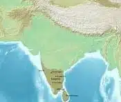 कृष्णदेव राय का शासनकाल में विजयनगर साम्राज्य का विस्तार मानचित्र